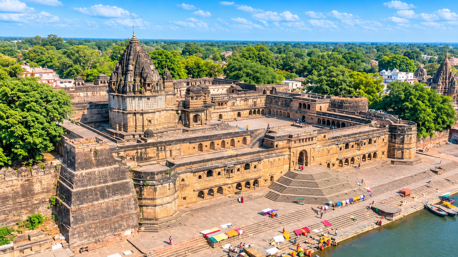 Omkareshwar Jyotirlinga and Narmada River Ghats